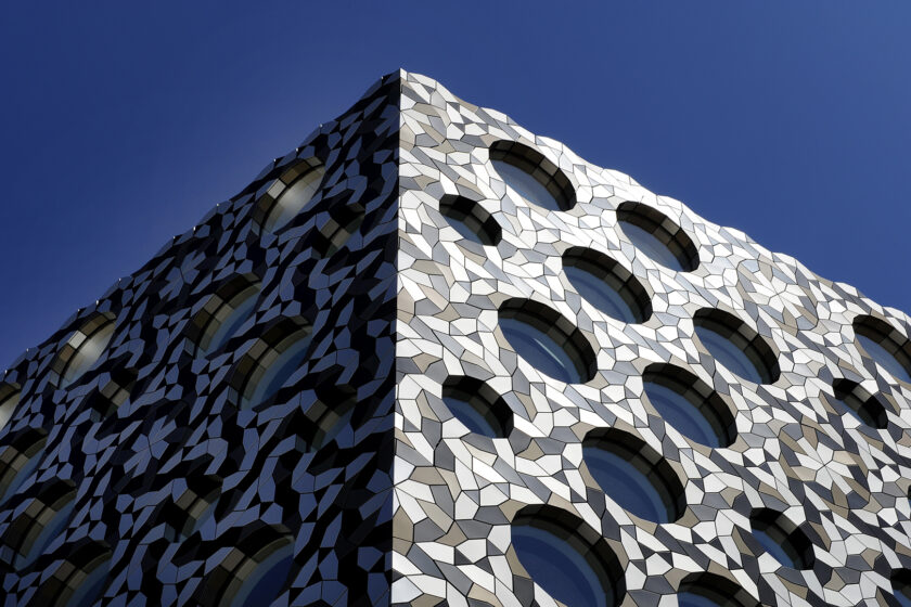 Vorhangfassade, Ravensbourne University - London, ©Kevin Sansbury