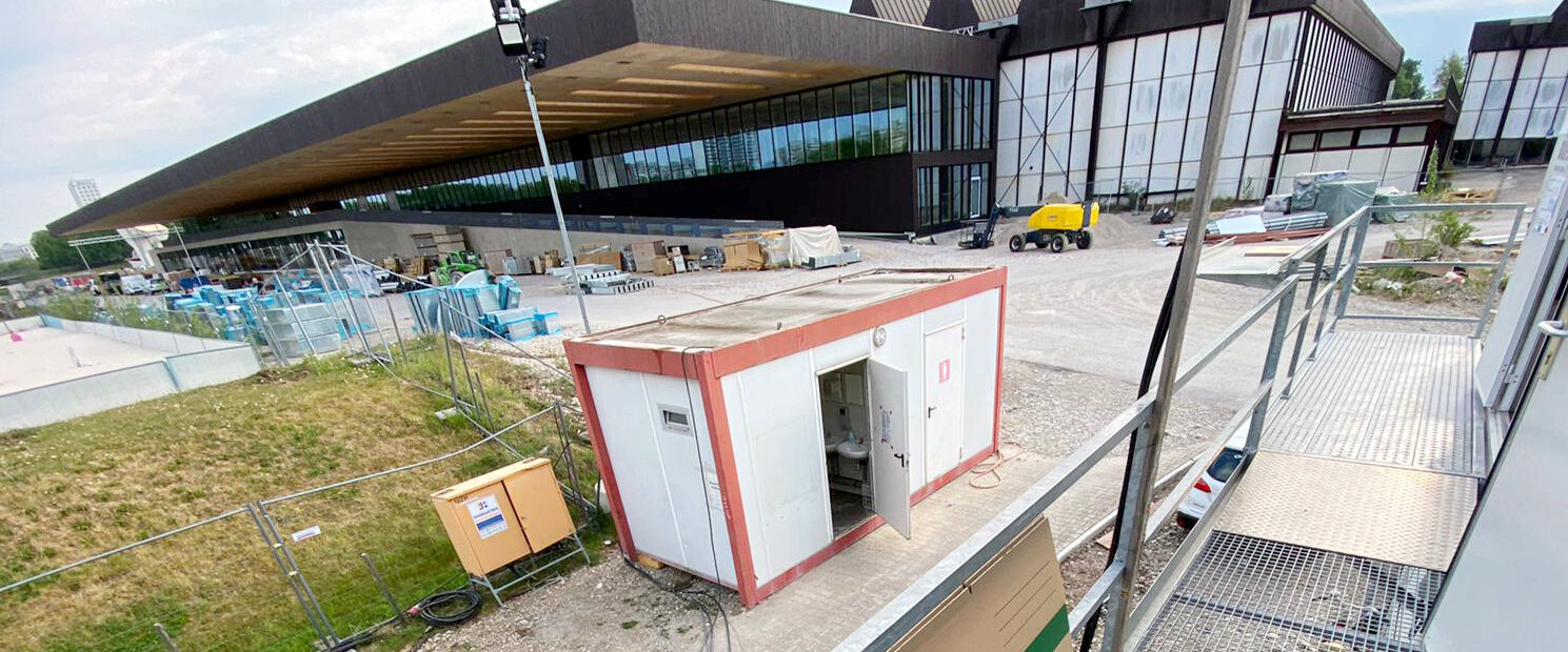 CiO München - 4.4. Fichtenholzverschalung + PR Fassade West